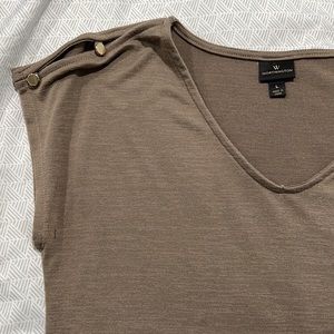 Short sleeved Tan Top